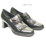 Mocassin Zwart leder 5K532 Clair de Lune